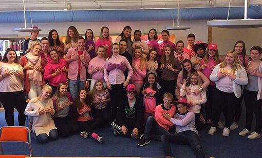 Elevene gikk i rosa
