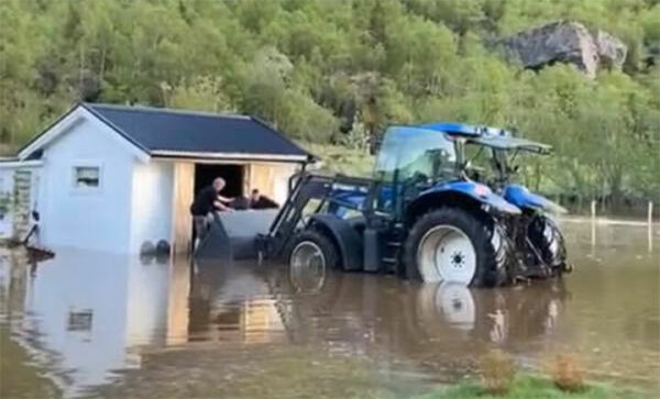 Store oversvømmelser i Spansdalen