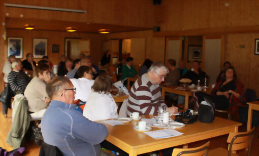 NSR var fornøyd med oppmøtet. Det var representanter fra Lavangen, Gratangen, Skånland og Evenes tilstede. FOTO: WENCHE KANSTAD