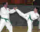 Graderte seg i taekwon-do
