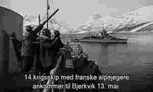 Salangen med i krigsfilm