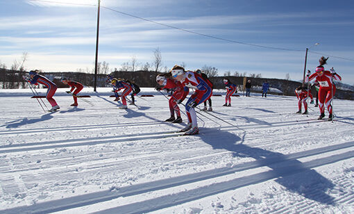 Påskevær til skirennet