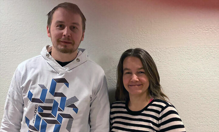 Linda Skjalmar og Morten Pedersen er trenere på Kondis Ibestad. FOTO: PRIVAT