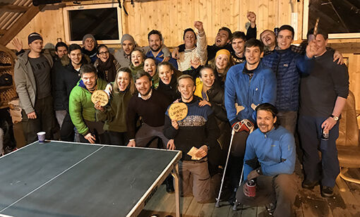 Låvefest og bordtennis