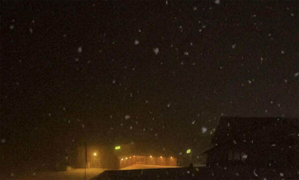 Og så kom snøen...