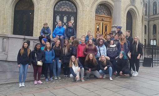 10. klassen reiste til Oslo på sin klassetur. FOTO: PRIVAT