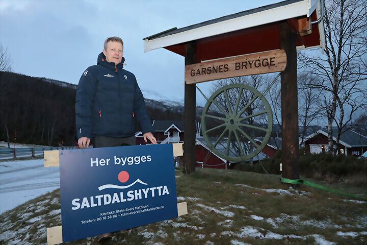 Stein-Evert Mathisen og Saltdalshytta ønsker å satse på hyttefeltet på Garsnes. FOTO: JON HENRIK LARSEN