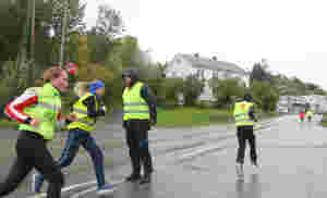 Elevene på joggetur