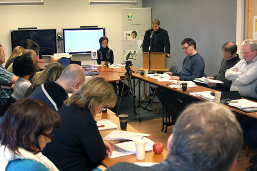 På bildet: Kommunestyret i Salangen var torsdag samlet til høstens første møte. FOTO: JON HENRIK LARSEN
