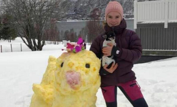 Tina lagde en snøpåskekylling