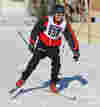 Deltok i skolestafett på ski