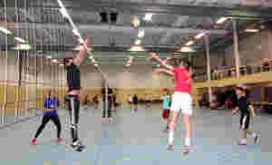 En volleyballsuksess !