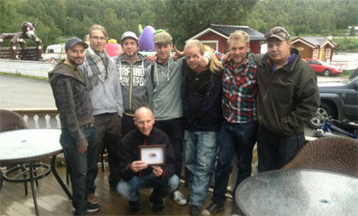 Finnene fra Helsingfors var fornøyd med besøket på Elvelund Camping. FOTO: ELVELUND CAMPING.NO