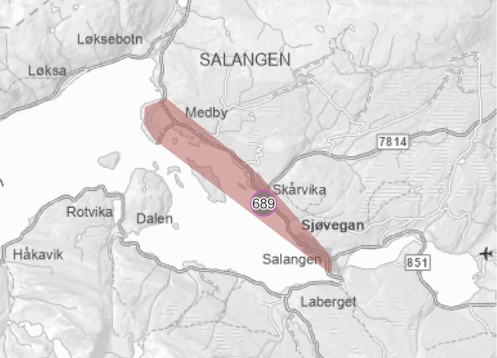 Søndag kl. 12:54 gikk strømmen i Salangen. 689 abonnenter var uten strøm i fra Idrettsheia til Vika i Salangen. Like etter 13:35 var strømmen tilbake.