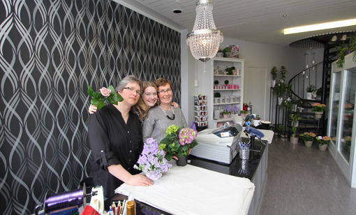 Anitas Blomster kommet inn i helt nye lokaler på Smedalen. FOTO: JON HENRIK LARSEN