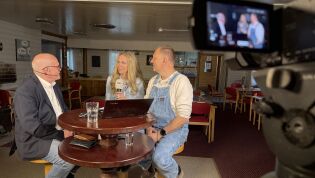Flyttet studio til countryfestival