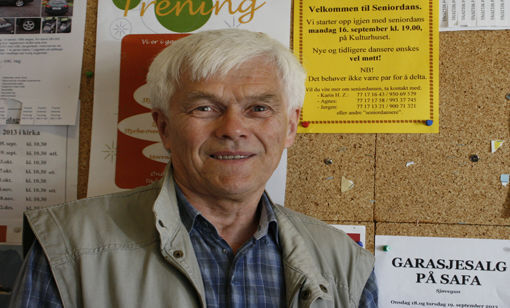 Jørgen Sundnes er en av mange som har brukt stemmeretten sin. FOTO: CAMILLA FINVIK.