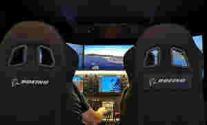 Prøvde flysimulator