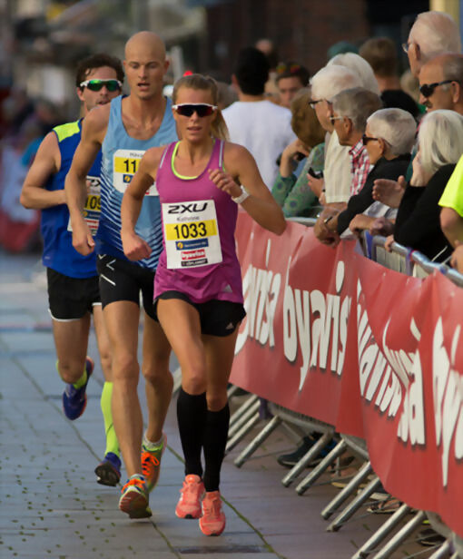 Kathrine Kvernmo løper mot høyere mål. FOTO: PRIVAT