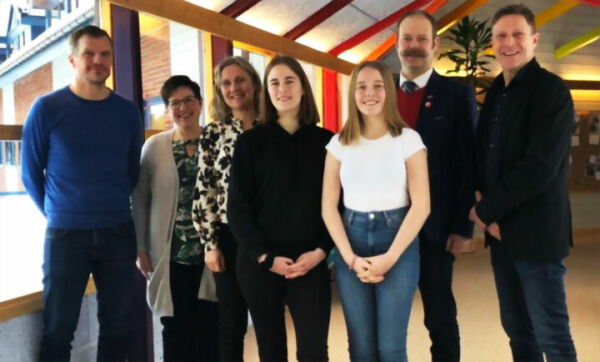 Fikk besøk av fylkesråden
