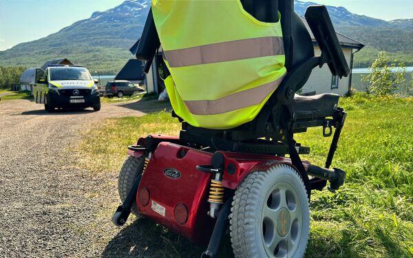 Kjørte på handikappet mann