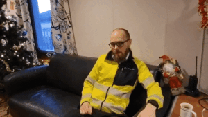 - Æ trives godt ombord her