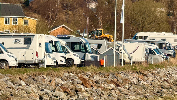 Stor besøkshelg på bobilcampen