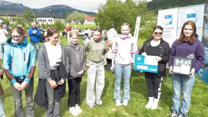 Her blir de tildelt motiviasjonsprisen