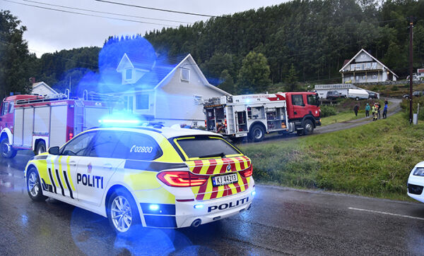 Rykket ut til pipebrann