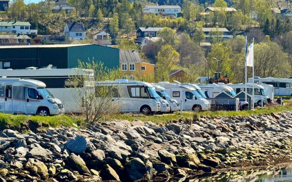 Flere bobilbesøkende på campen