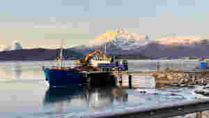 Strøsanda kom via havet