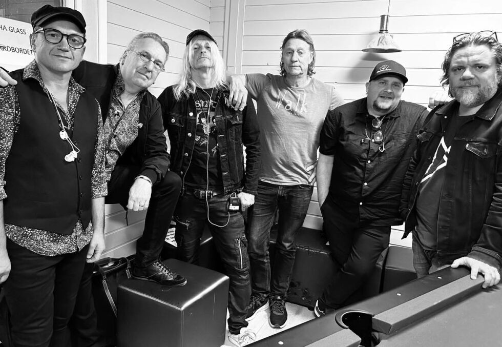 Bandet Blått & Rått kom fredag 19.januar ut med singelen "Et lite snev av tru". Bandet er i gang med å produsere sitt 11.album i rekken.
 Foto: Privat