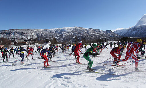 Solskinn og masse folk