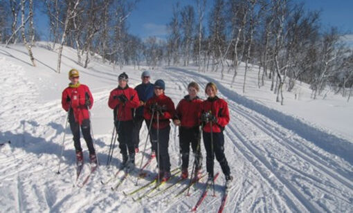 Godt samhold på ski