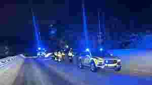 Fire personer involvert i kollisjon