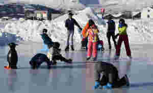 Sesongåpnet skøytebane