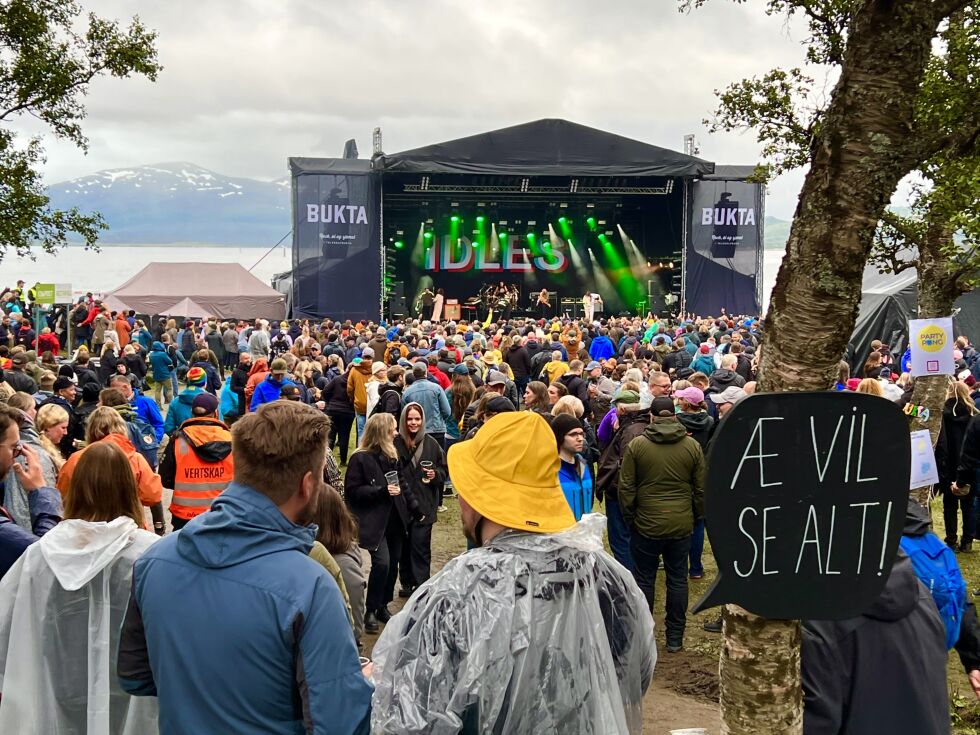 Årets Bukta-festival i Tromsø gikk helt etter planen og ble en suksess nok en gang for arrangørene.
 Foto: Jon Henrik Larsen