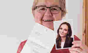 Fikk takkekort fra Prinsessen