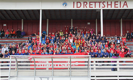 Igjen arrangerte Salangen IF-Fotball en vellykket fotballskole på Idrettsheia. FOTO: PER ASBJØRN GUNDERSEN