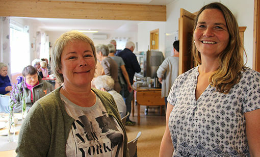 Frivillighetssentralen i Salangen inviterer til felles tur på førstkommende fredag. Det forteller Anna Aglen Løkse (t.h) og Anita Terese Thomassen (t.v).