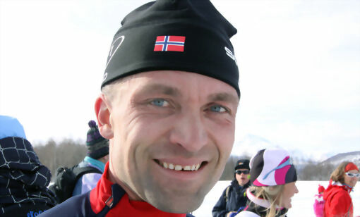 Leder i SIF Ski, Kenneth Daleng er klar til oppryddning i lysløypa. FOTO: JON HENRIK LARSEN