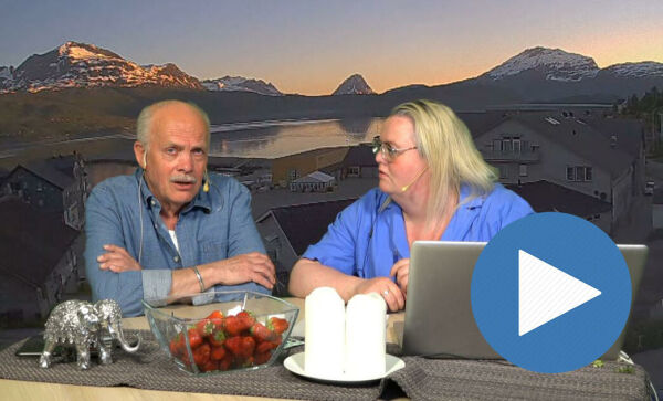 Sensommerkveld og jordbær