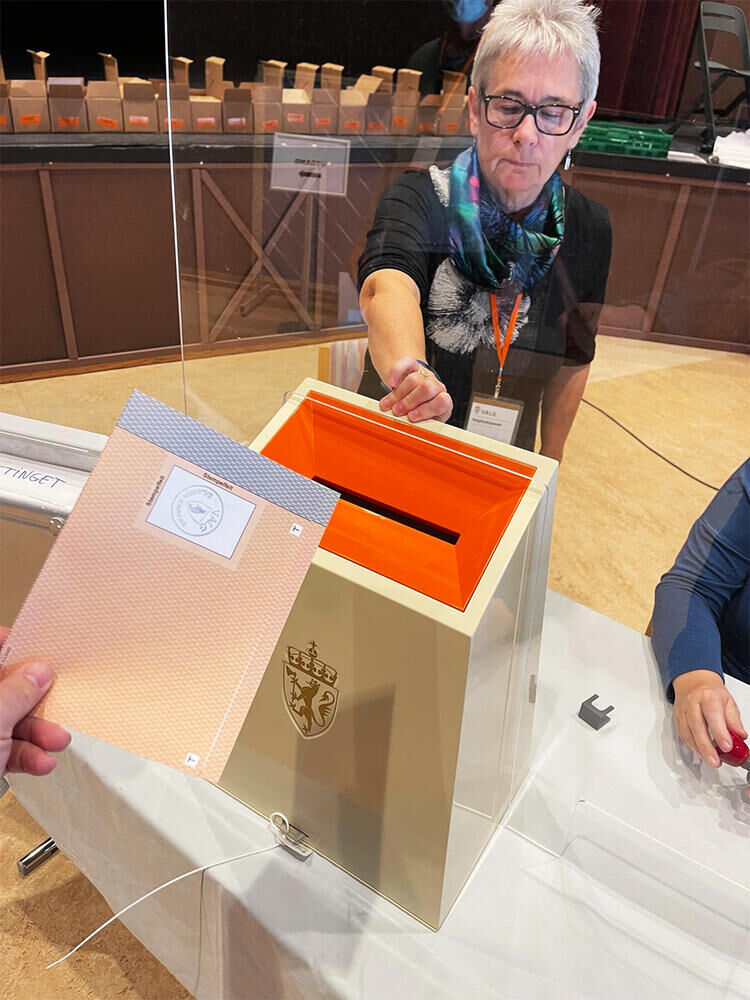 1 156 salangsværinger har avgitt sin stemme ved årets stortingsvalg. FOTO: JON HENRIK LARSEN