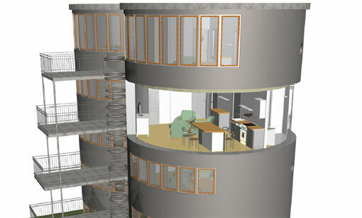 Flott "Sjøvegan Tower"