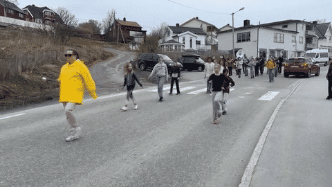 Korpstoner i sentrumsgatene