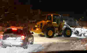 Venter snø og vind