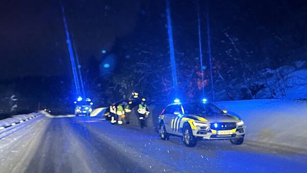 Fire personer involvert i kollisjon