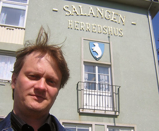 Ordfører Ivar B. Prestbakmo synes det er hyggelig at Salangen kom på en 10.plass i kåringen av beste slagord. FOTO: JON HENRIK LARSEN