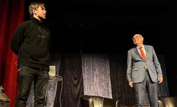 Tok i mot Samuel og bestefar