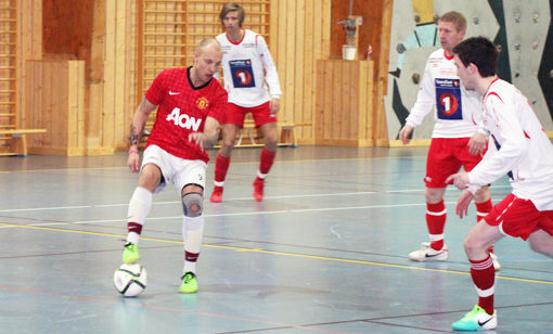 Salangen spilte også kamper i turneringen. Her møtte de FC Linken til duell. FOTO: JON HENRIK LARSEN